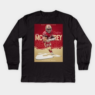 McCaffrey 23 Kids Long Sleeve T-Shirt